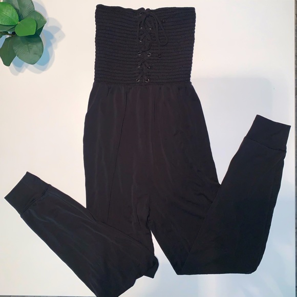 Aeropostale Pants - Aeropostale Black Jogger Jumpsuit XS